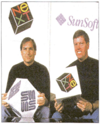 Steve Jobs and Scott McNealy