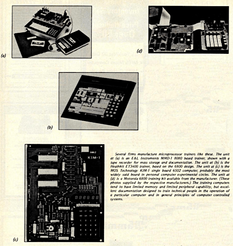 microprocessor trainers